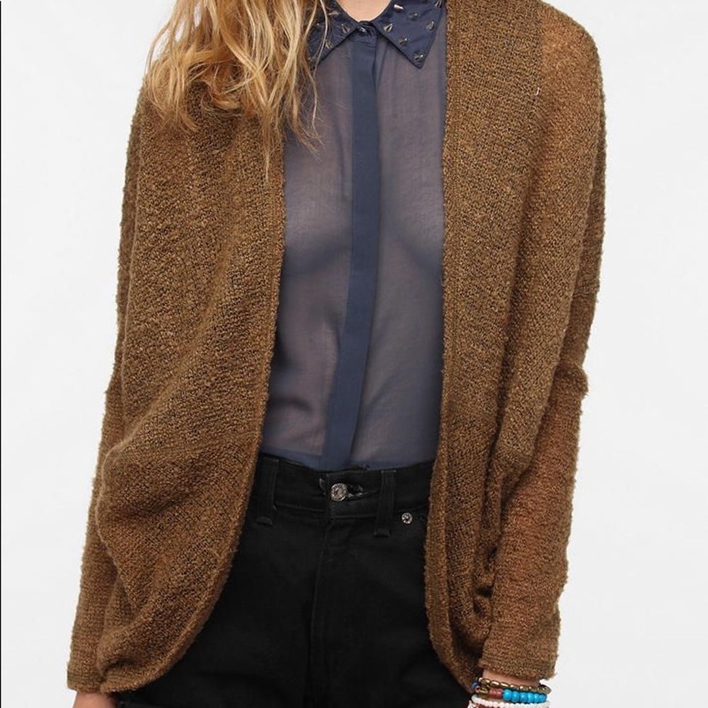 Sparkle and Fade Boucle Cocoon Cardigan
